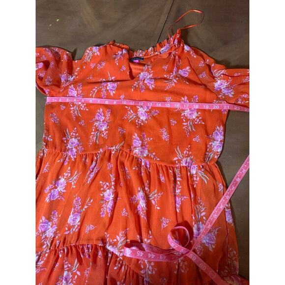 Vince camuto floral flare dress lined size medium in excellent condition - Picture 9 of 9